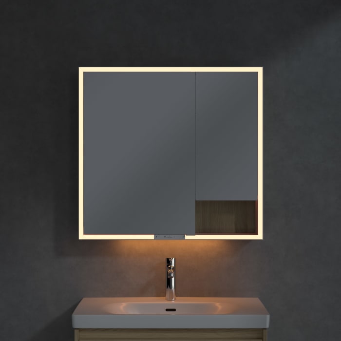 Villeroy & Boch My View+ Aufputz-Spiegelschrank 80 x 75 cm