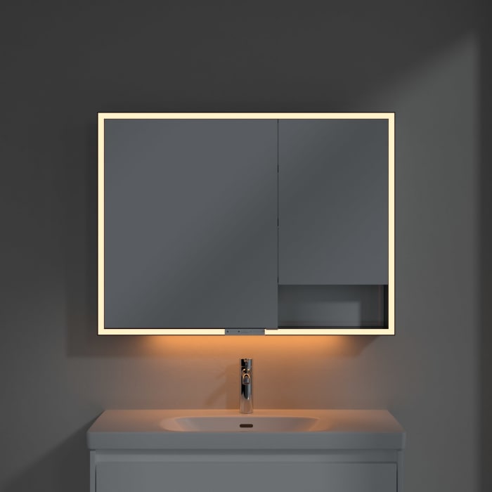 Villeroy & Boch My View+ Aufputz-Spiegelschrank 100 x 75 cm