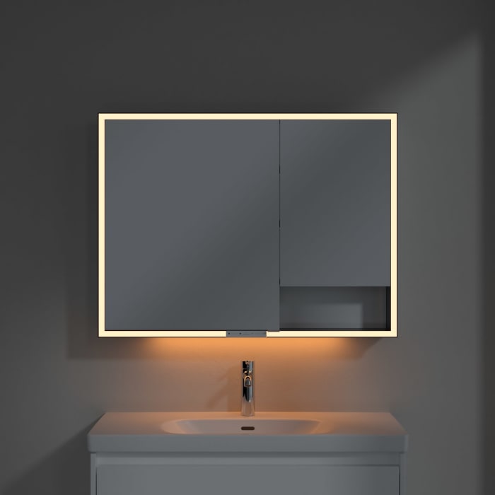 Villeroy & Boch My View+ Aufputz-Spiegelschrank 100 x 75 cm