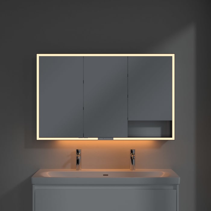 Villeroy & Boch My View+ Aufputz-Spiegelschrank 120 x 75 cm