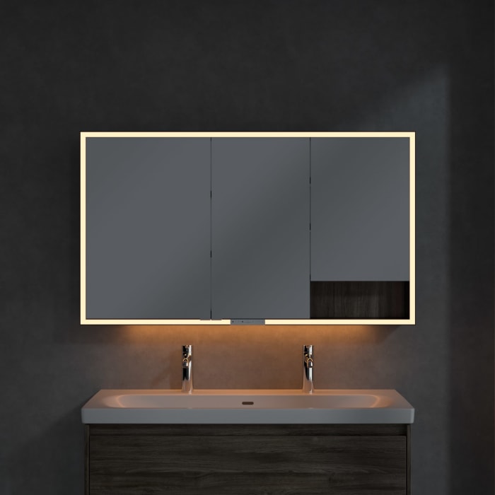 Villeroy & Boch My View+ Aufputz-Spiegelschrank 130 x 75 cm