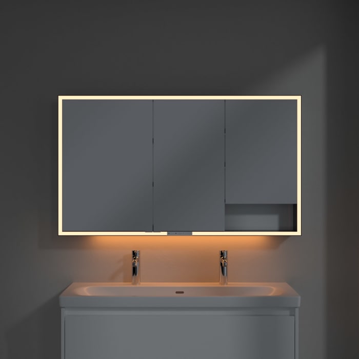 Villeroy & Boch My View+ Aufputz-Spiegelschrank 130 x 75 cm