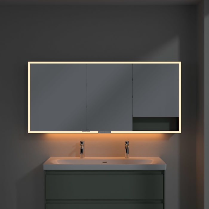 Villeroy & Boch My View+ Aufputz-Spiegelschrank 160 x 75 cm