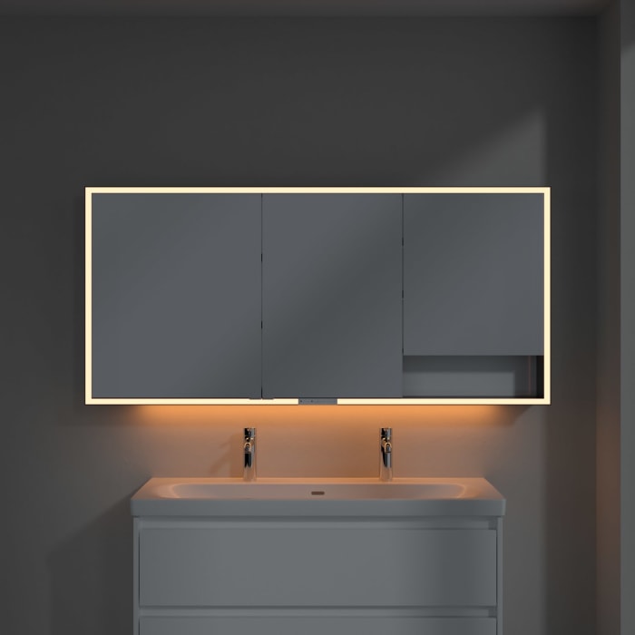 Villeroy & Boch My View+ Aufputz-Spiegelschrank 160 x 75 cm