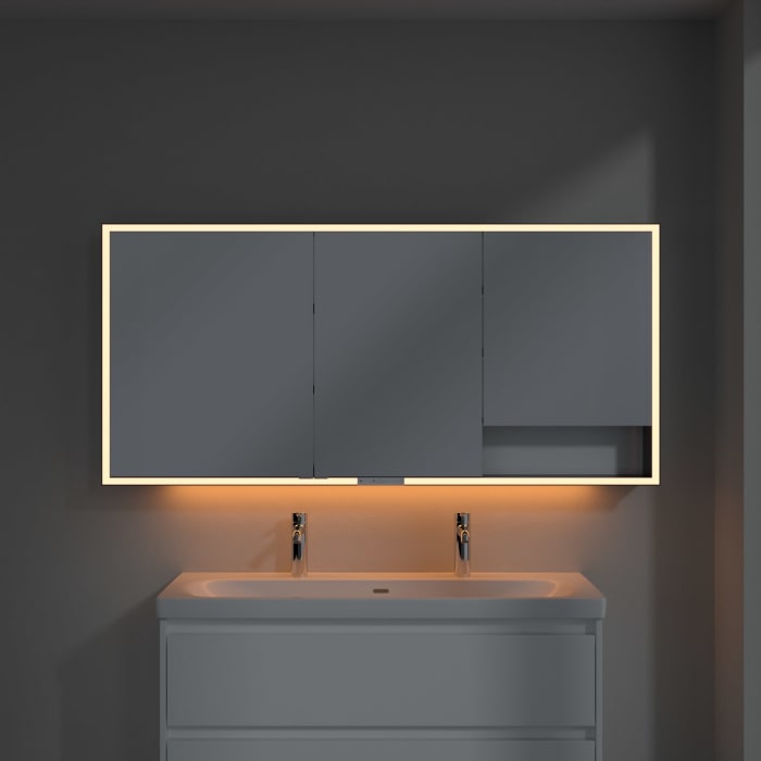 Villeroy & Boch My View+ Aufputz-Spiegelschrank 160 x 75 cm