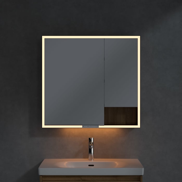 Villeroy & Boch My View+ Aufputz-Spiegelschrank 80 x 75 cm