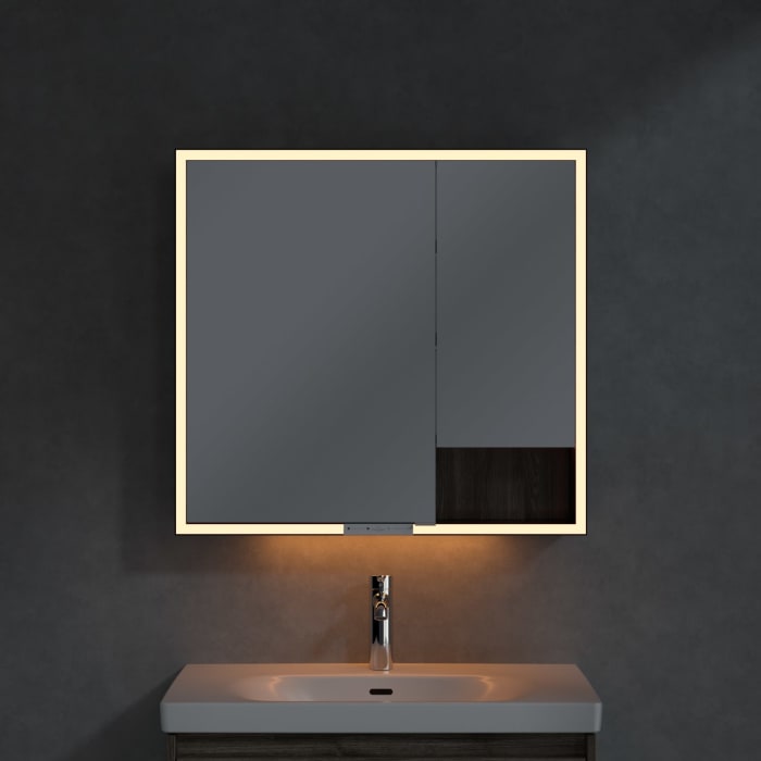 Villeroy & Boch My View+ Aufputz-Spiegelschrank 80 x 75 cm