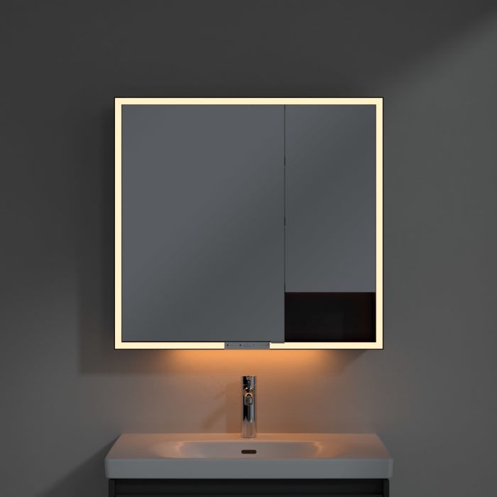 Villeroy & Boch My View+ Aufputz-Spiegelschrank 80 x 75 cm