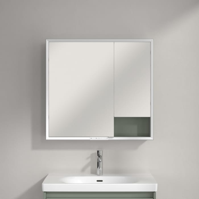 Villeroy & Boch My View+ Aufputz-Spiegelschrank 80 x 75 cm