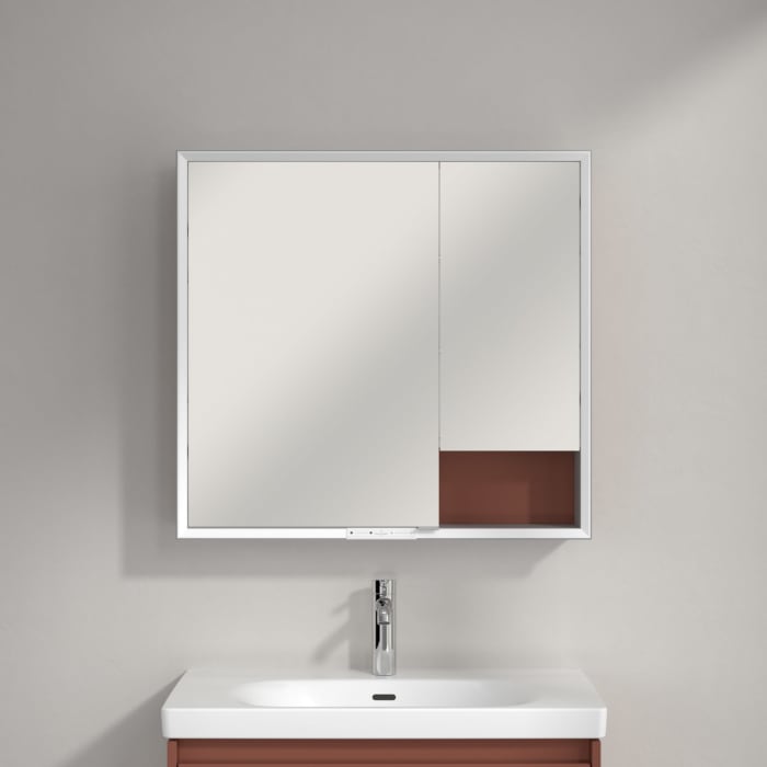 Villeroy & Boch My View+ Aufputz-Spiegelschrank 80 x 75 cm