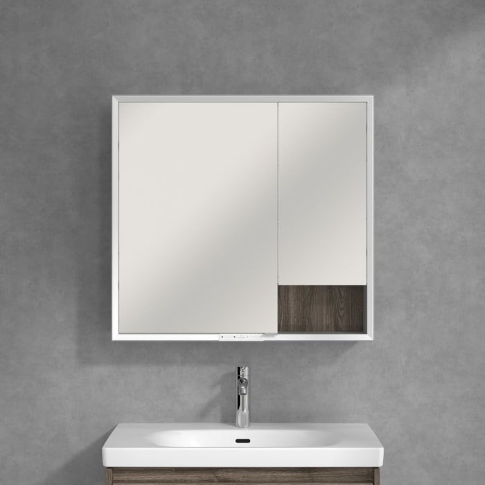 Villeroy & Boch My View+ Aufputz-Spiegelschrank 80 x 75 cm