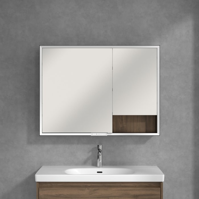 Villeroy & Boch My View+ Aufputz-Spiegelschrank 100 x 75 cm