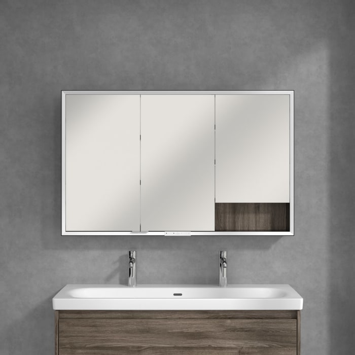 Villeroy & Boch My View+ Aufputz-Spiegelschrank 120 x 75 cm