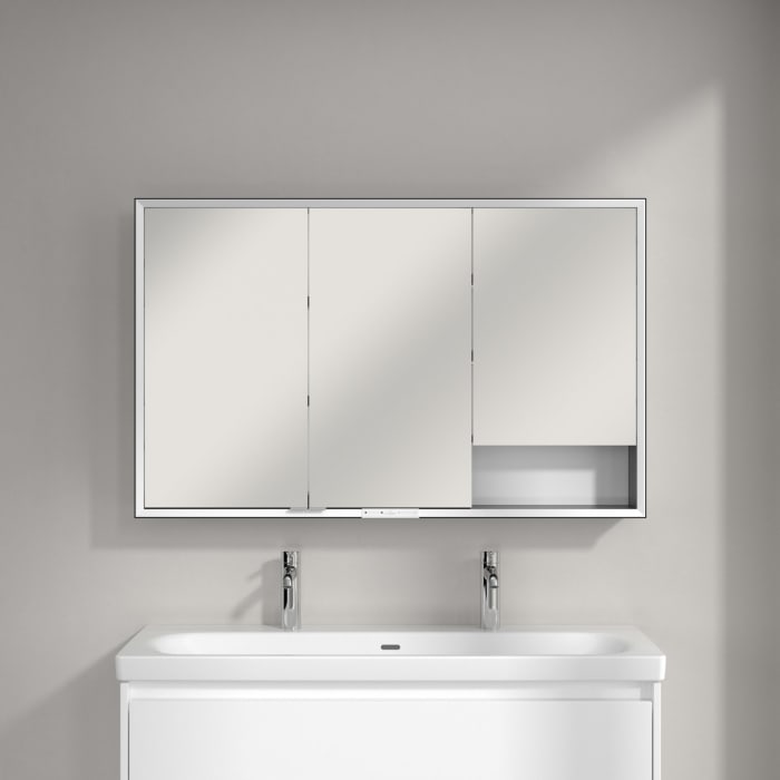 Villeroy & Boch My View+ Aufputz-Spiegelschrank 120 x 75 cm