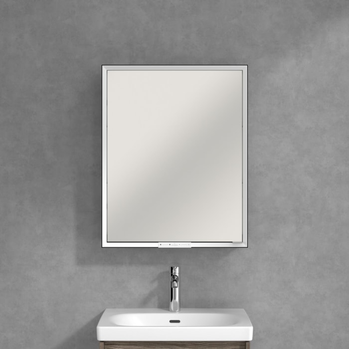 Villeroy & Boch My View+ Aufputz-Spiegelschrank 60 x 75 cm, Anschlag links