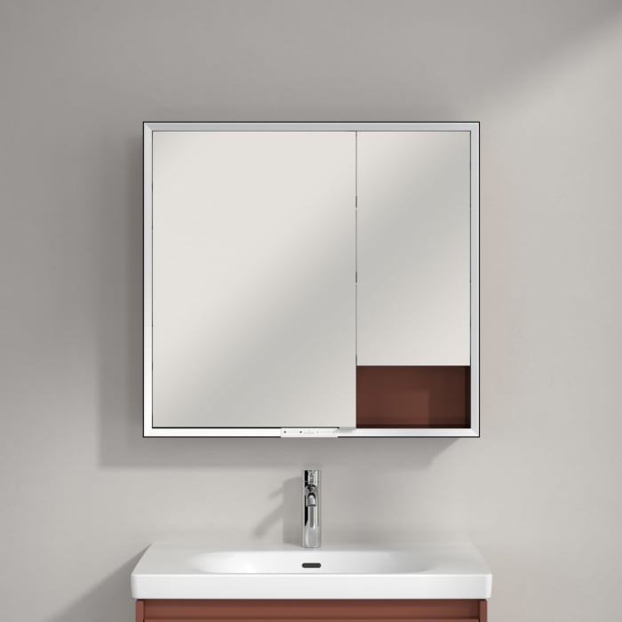 Villeroy & Boch My View+ Aufputz-Spiegelschrank 80 x 75 cm