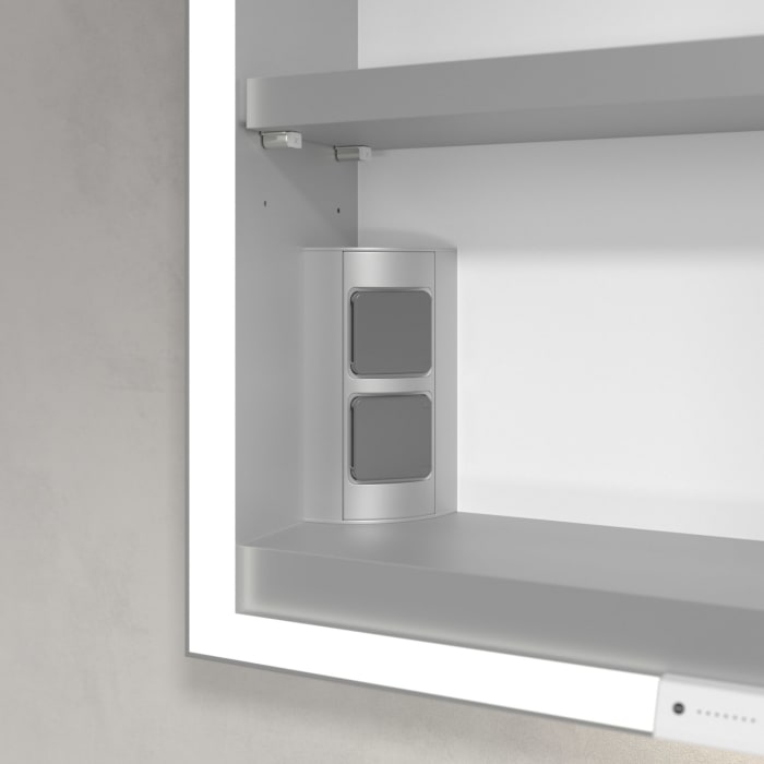 Villeroy & Boch My View+ Aufputz-Spiegelschrank 60 x 75 cm, Anschlag rechts