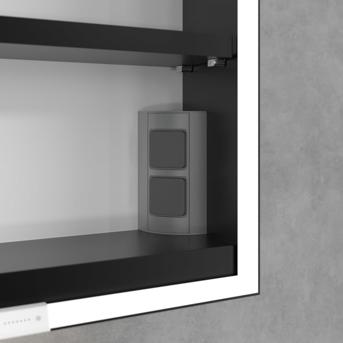 Villeroy & Boch My View+ Aufputz-Spiegelschrank 60 x 75 cm, Anschlag links