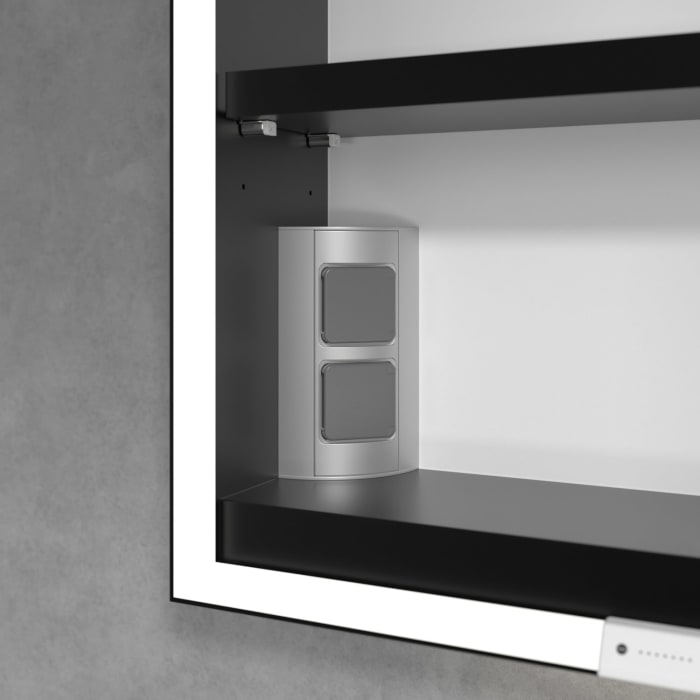 Villeroy & Boch My View+ Aufputz-Spiegelschrank 60 x 75 cm, Anschlag rechts