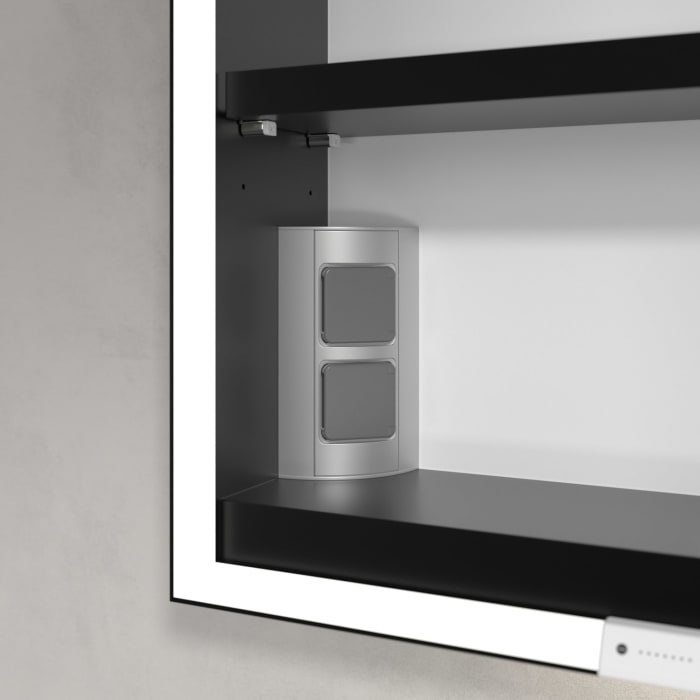 Villeroy & Boch My View+ Aufputz-Spiegelschrank 60 x 75 cm, Anschlag rechts