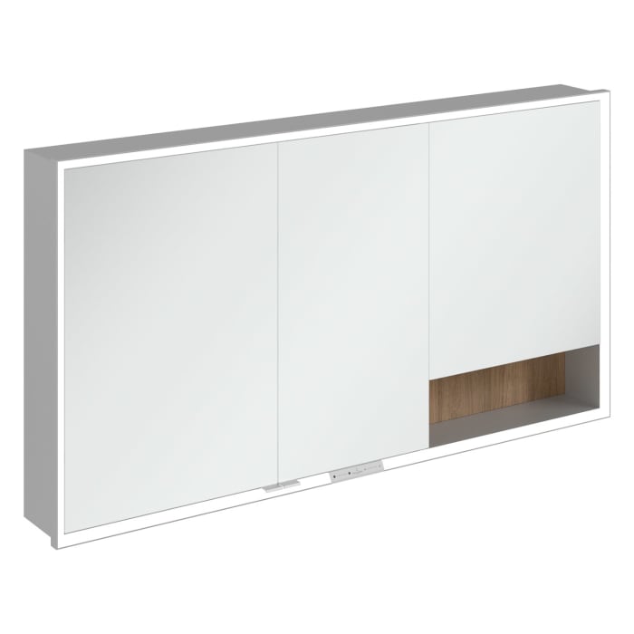 Villeroy & Boch My View+ Einbau-Spiegelschrank 140 x 75 cm