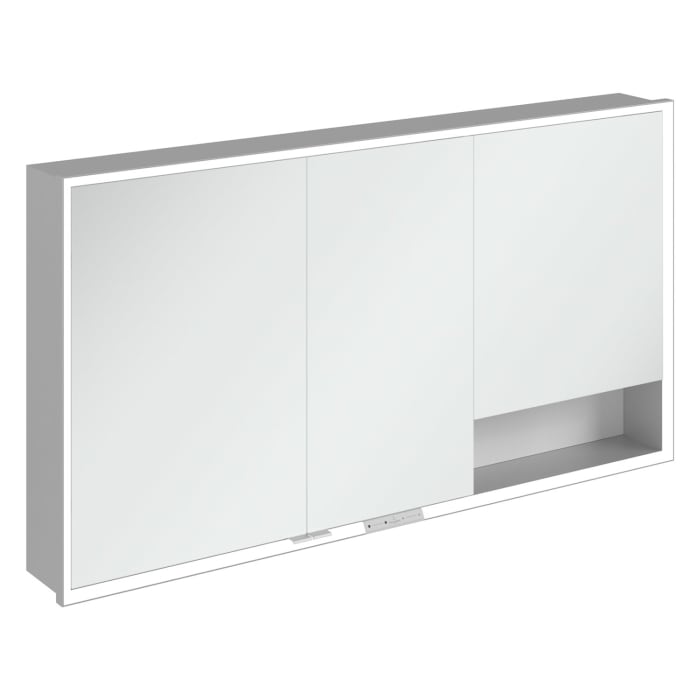 Villeroy & Boch My View+ Einbau-Spiegelschrank 140 x 75 cm