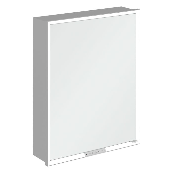 Villeroy & Boch My View+ Einbau-Spiegelschrank 60 x 75 cm, Anschlag links