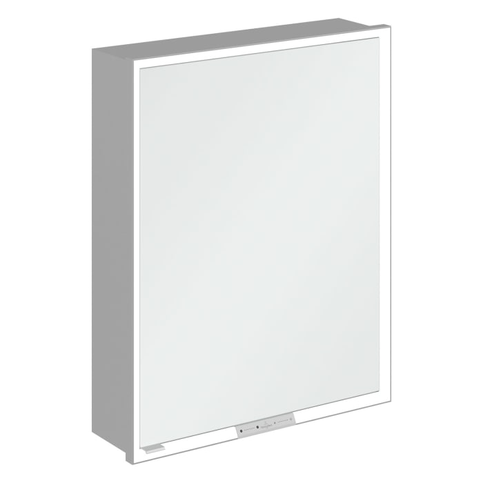 Villeroy & Boch My View+ Einbau-Spiegelschrank 60 x 75 cm, Anschlag rechts