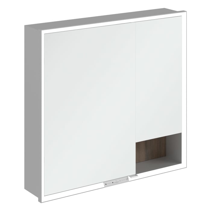 Villeroy & Boch My View+ Einbau-Spiegelschrank 80 x 75 cm