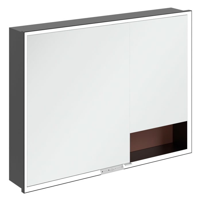 Villeroy & Boch My View+ Einbau-Spiegelschrank 100 x 75 cm