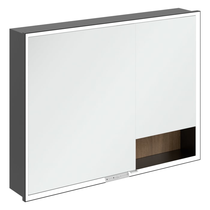 Villeroy & Boch My View+ Einbau-Spiegelschrank 100 x 75 cm