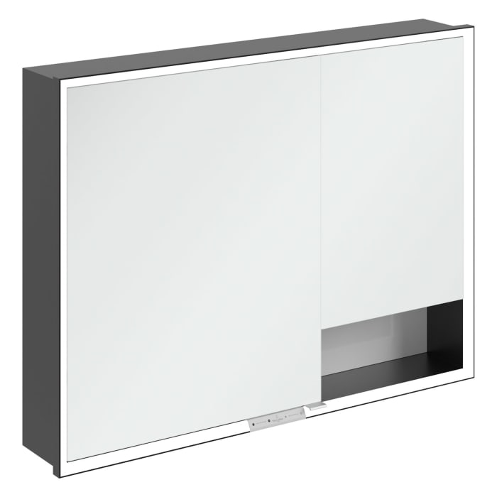 Villeroy & Boch My View+ Einbau-Spiegelschrank 100 x 75 cm