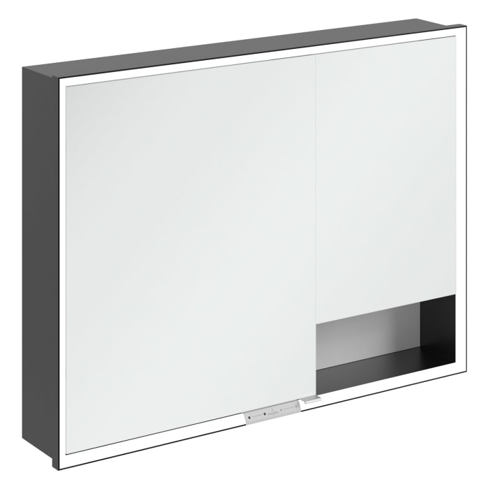 Villeroy & Boch My View+ Einbau-Spiegelschrank 100 x 75 cm