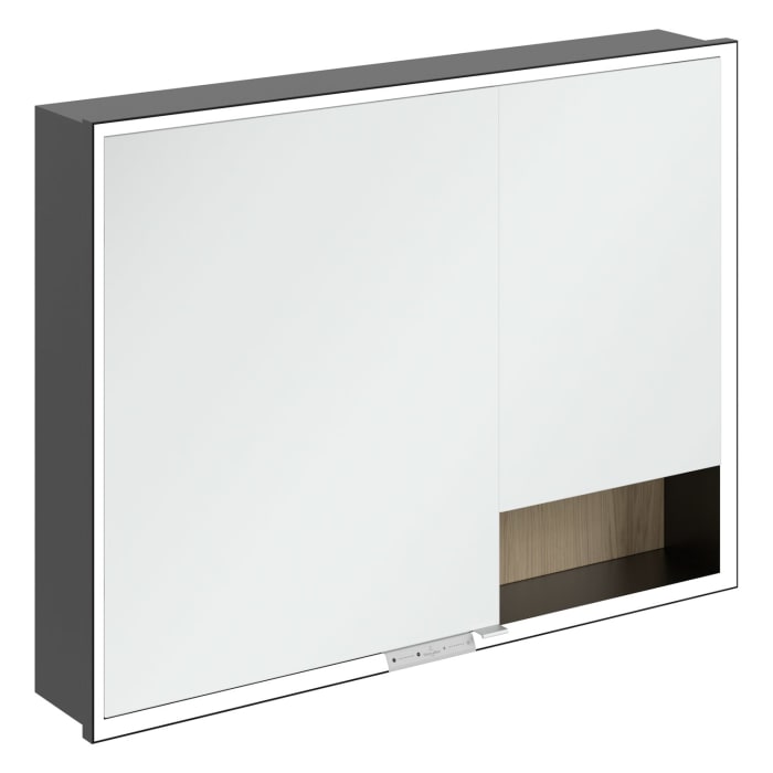 Villeroy & Boch My View+ Einbau-Spiegelschrank 100 x 75 cm