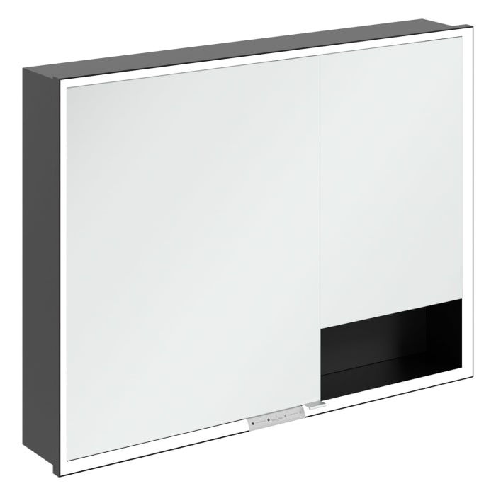 Villeroy & Boch My View+ Einbau-Spiegelschrank 100 x 75 cm