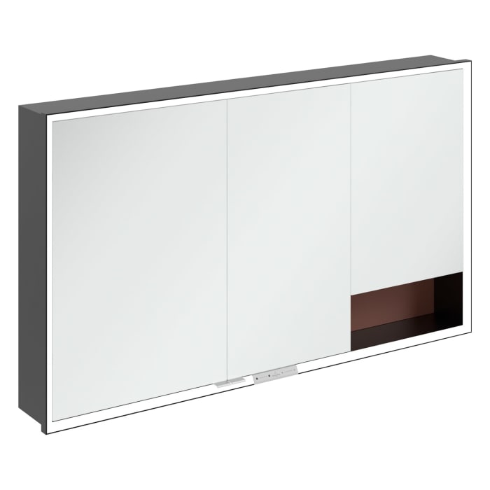 Villeroy & Boch My View+ Einbau-Spiegelschrank 130 x 75 cm