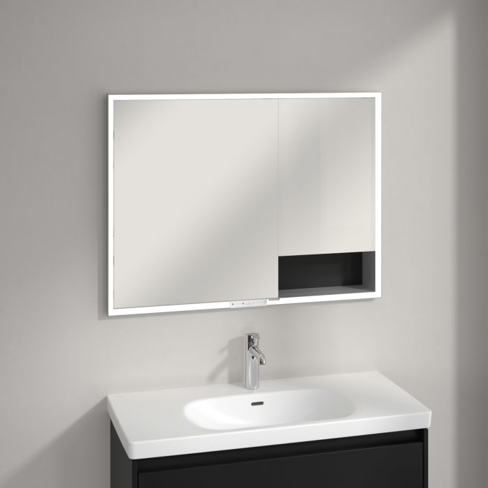 Villeroy & Boch My View+ Einbau-Spiegelschrank 100 x 75 cm