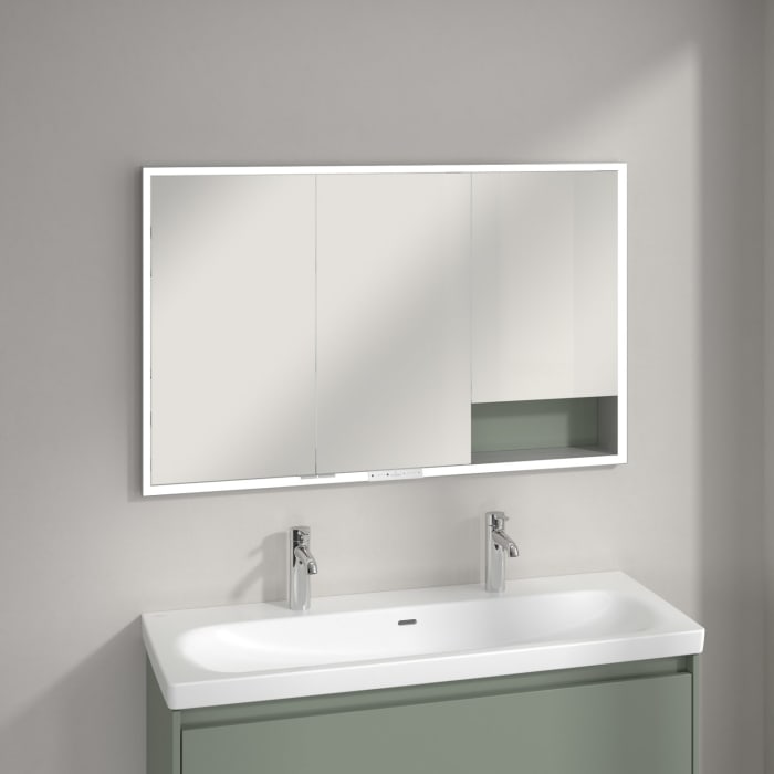 Villeroy & Boch My View+ Einbau-Spiegelschrank 120 x 75 cm