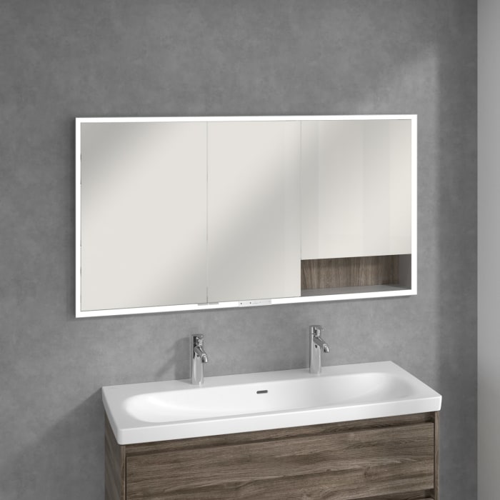 Villeroy & Boch My View+ Einbau-Spiegelschrank 140 x 75 cm