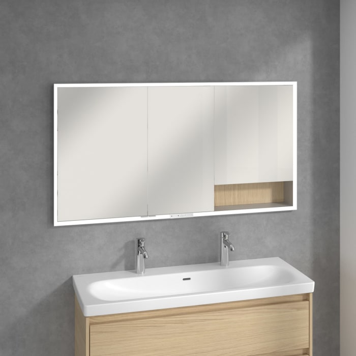 Villeroy & Boch My View+ Einbau-Spiegelschrank 140 x 75 cm
