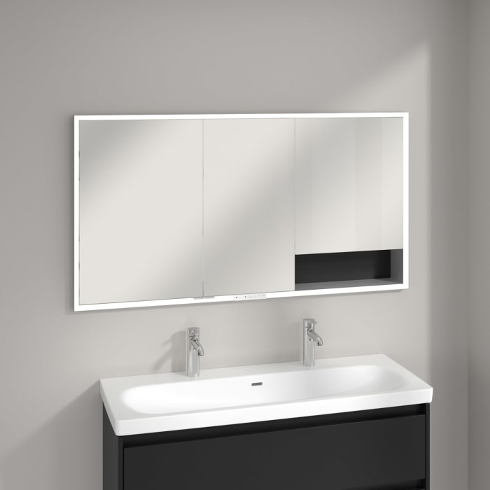 Villeroy & Boch My View+ Einbau-Spiegelschrank 140 x 75 cm