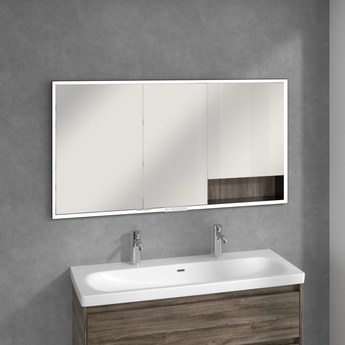 Villeroy & Boch My View+ Einbau-Spiegelschrank 140 x 75 cm