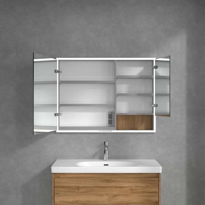 Villeroy & Boch My View+ Einbau-Spiegelschrank 100 x 75 cm
