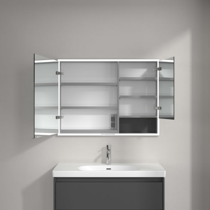 Villeroy & Boch My View+ Einbau-Spiegelschrank 100 x 75 cm