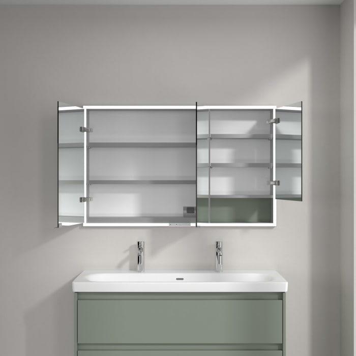 Villeroy & Boch My View+ Einbau-Spiegelschrank 120 x 75 cm