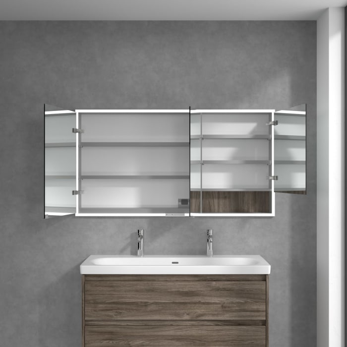 Villeroy & Boch My View+ Einbau-Spiegelschrank 140 x 75 cm