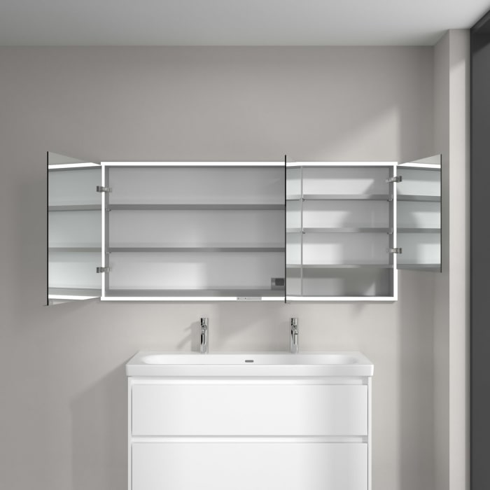 Villeroy & Boch My View+ Einbau-Spiegelschrank 160 x 75 cm