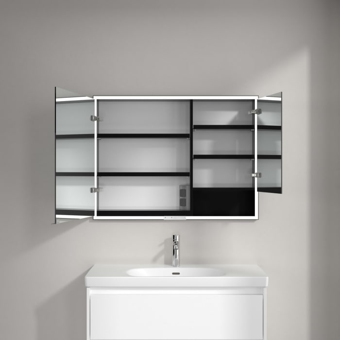 Villeroy & Boch My View+ Einbau-Spiegelschrank 100 x 75 cm