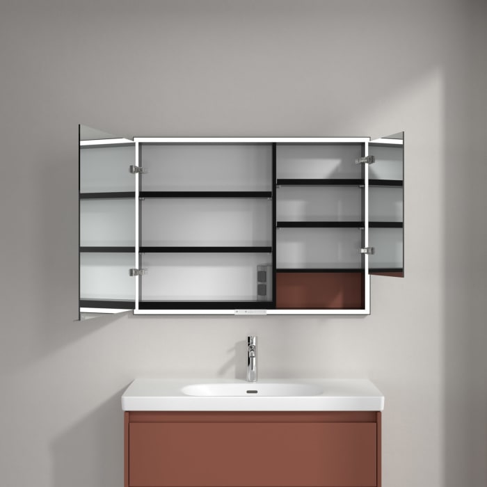 Villeroy & Boch My View+ Einbau-Spiegelschrank 100 x 75 cm