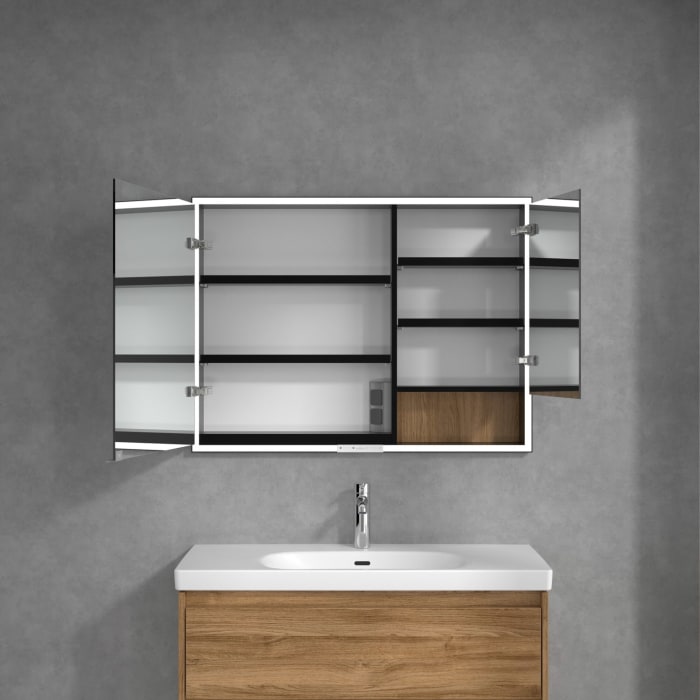 Villeroy & Boch My View+ Einbau-Spiegelschrank 100 x 75 cm